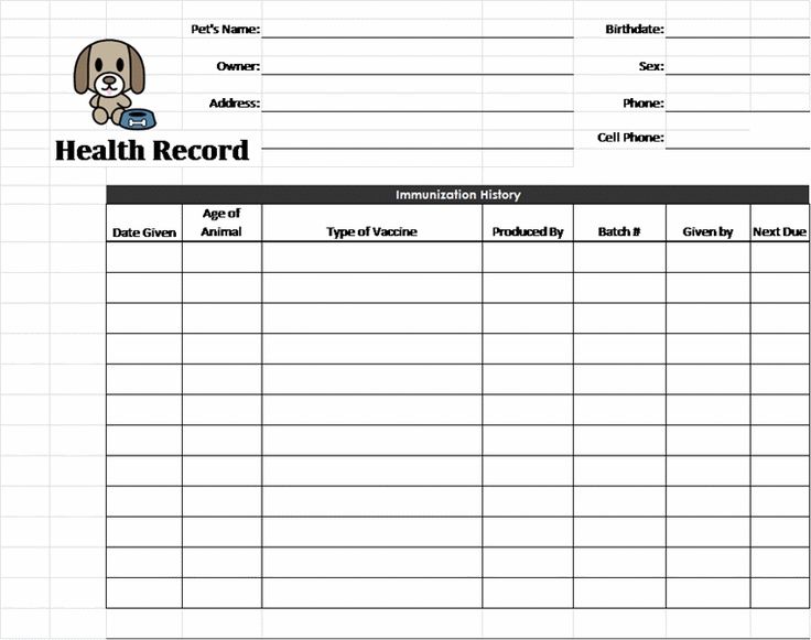 dog breeder record keeping forms